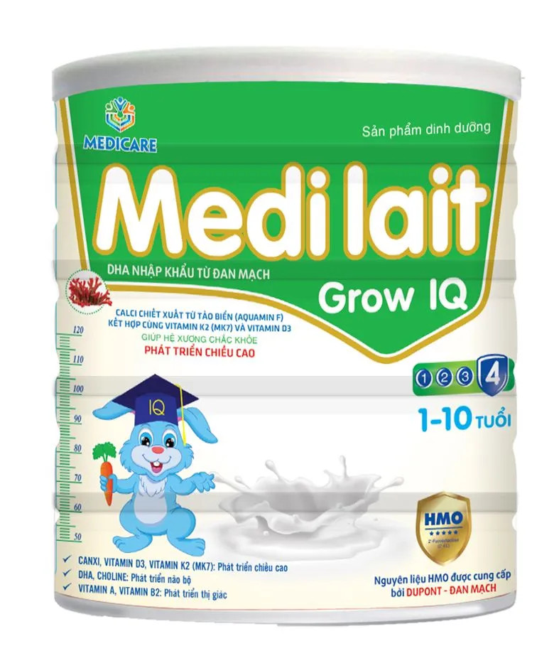 Sữa bột Medilait Grow IQ 900g