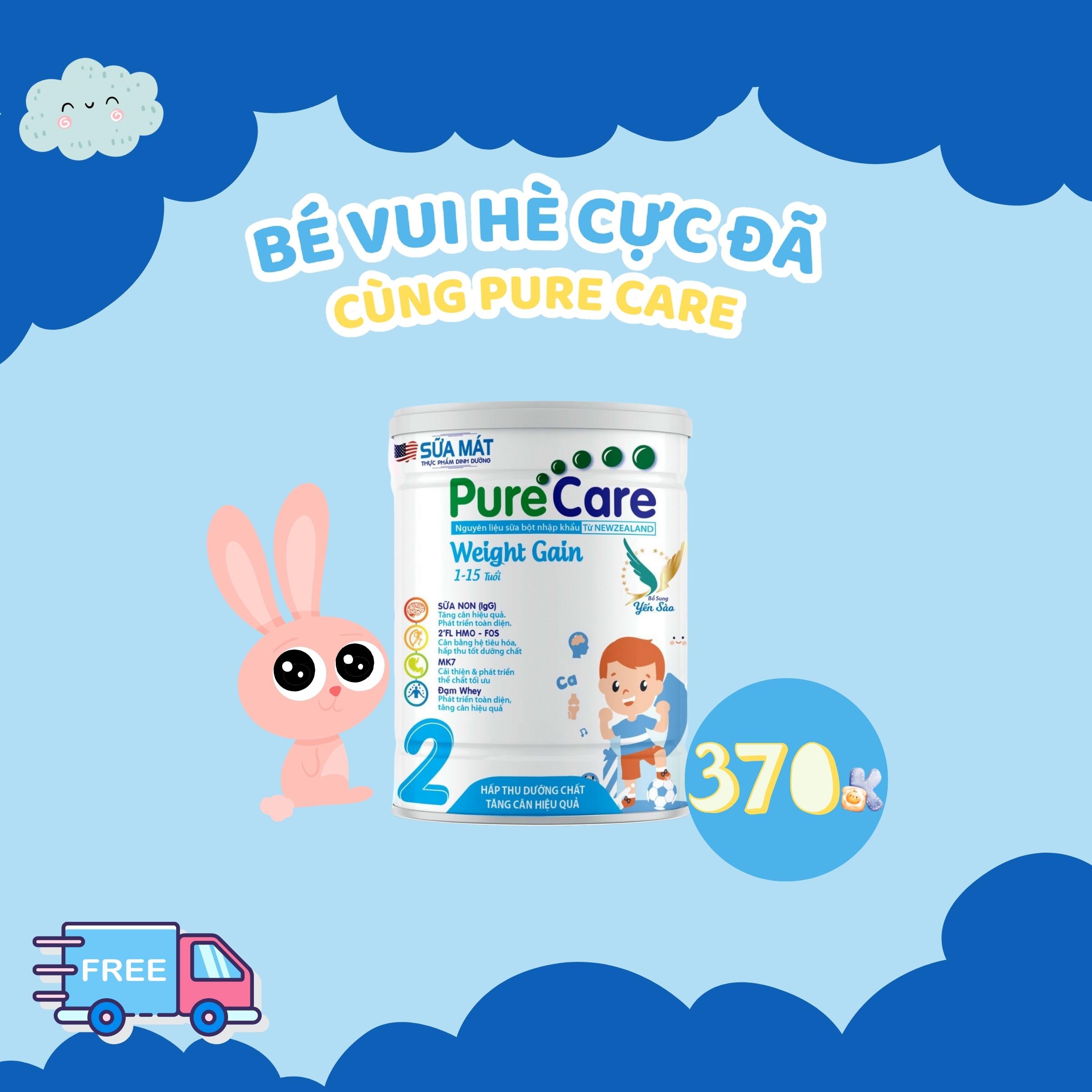 Sữa Pure Care, phân phối sữa mát Pure Care cho bé chất lượng