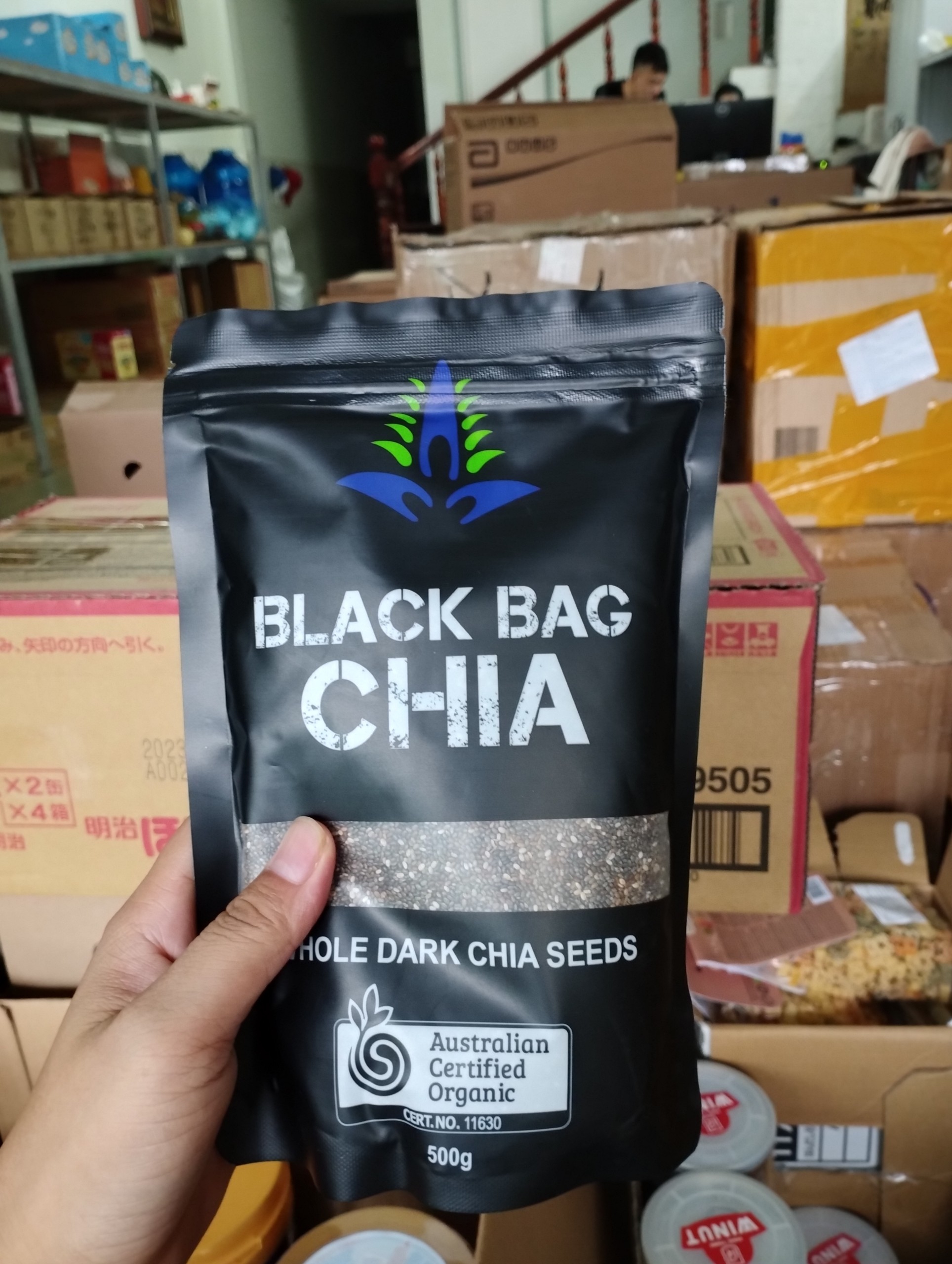 Hạt chia Black Bag 500g nhập khẩu trực tiếp từ Úc