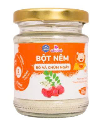 Bột Nêm Vị Bò Và Chùm Ngây Lê Gia 60g 6M+