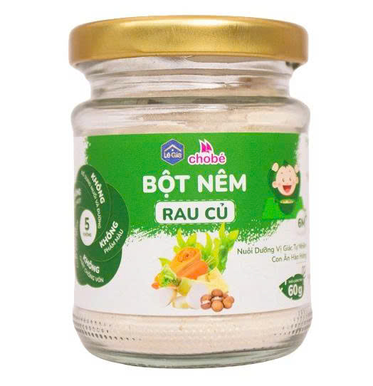 Bột Nêm Vị Rau Củ Lê Gia 60g 6M+