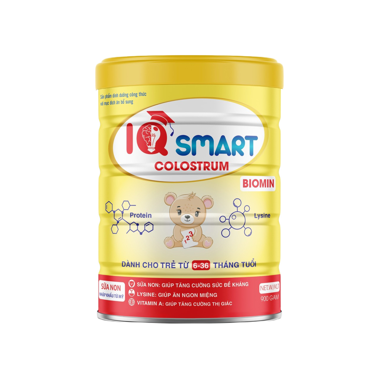 Sữa Bột IQ Smart Colostrum - Biomin 900g (6-36 tháng)
