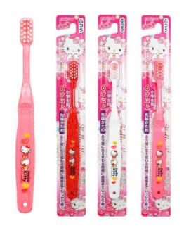 Bàn chải răng Ebisu Hello Kitty cho bé từ 6 tuổi