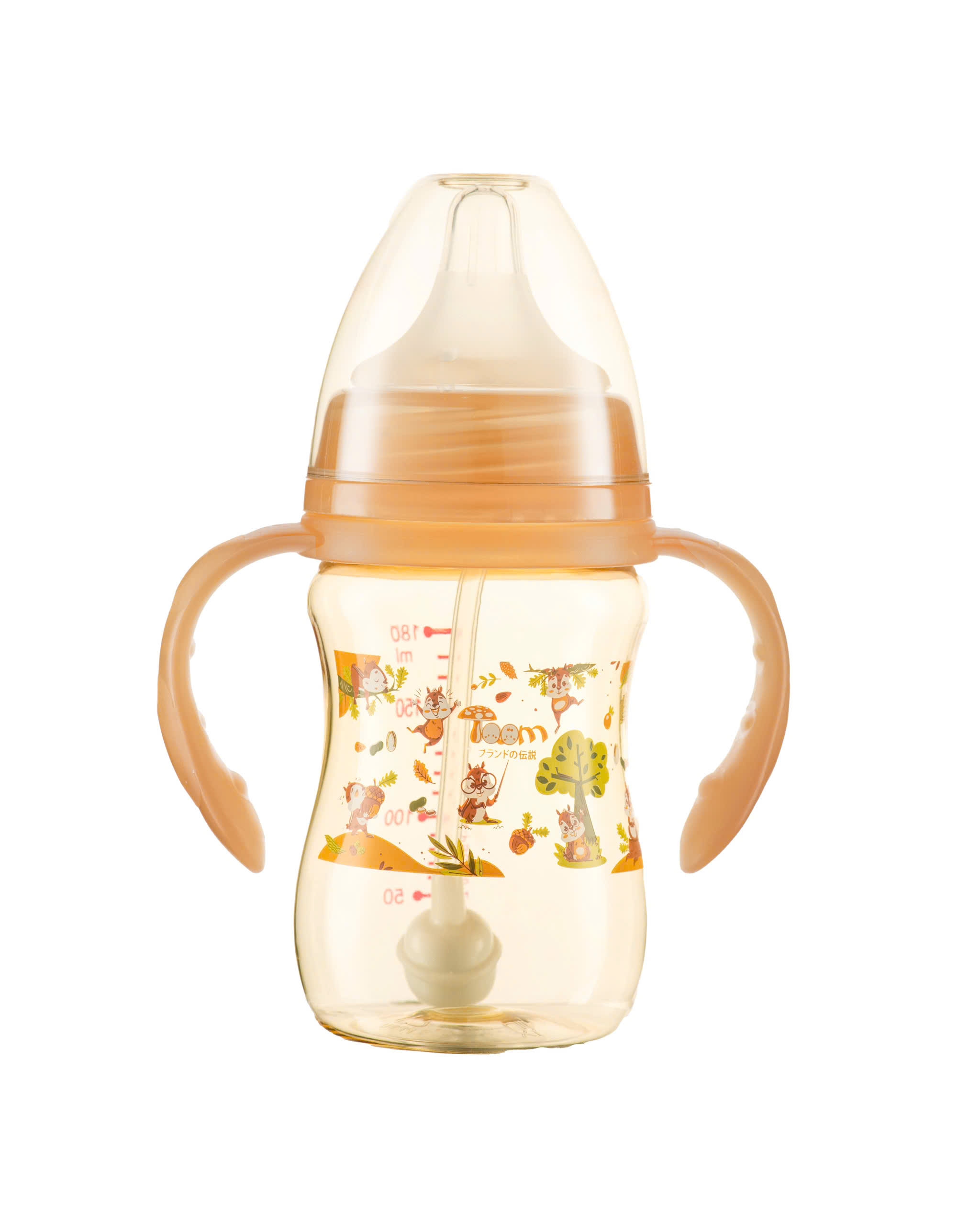 Bình sữa TO.OM PPSU 180 ml quai cầm ( Trợ lực )