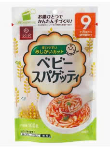 Mì Spaghetti Hakubaku tách muối cho bé 9M 100g