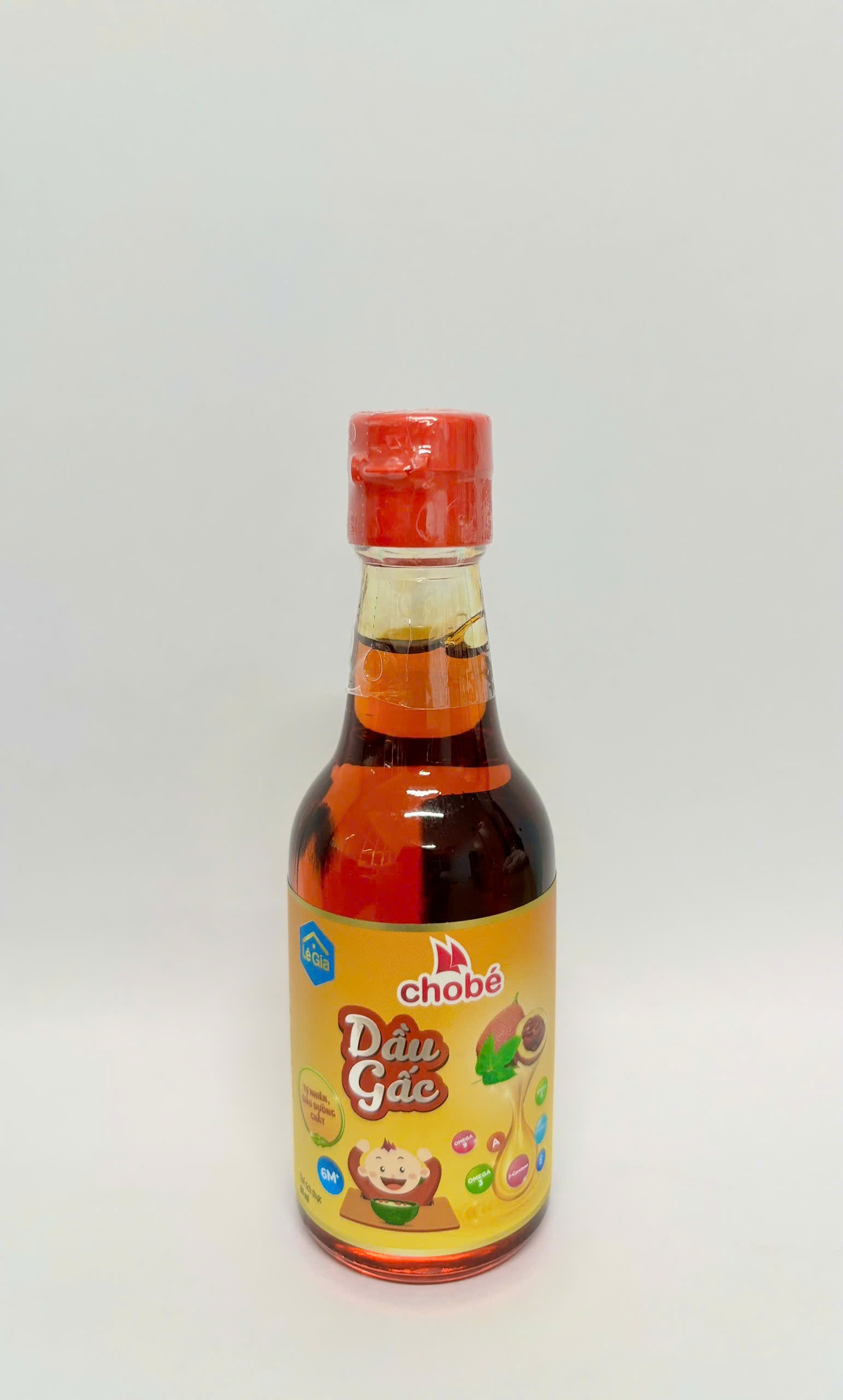 Dầu gấc ăn dặm 60ml Lê Gia (Lốc 6 chai)