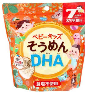 Mì somen Unimat Riken bổ sung DHA cho bé từ 7M