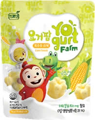 Bánh Bắp Sữa Chua Yogurt Farm 8M+30gr (thùng 20 gói)