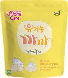 Bánh Gạo Hữu Cơ Moms Care Hình Ngôi Sao 6M+70g (Thùng 18 gói)