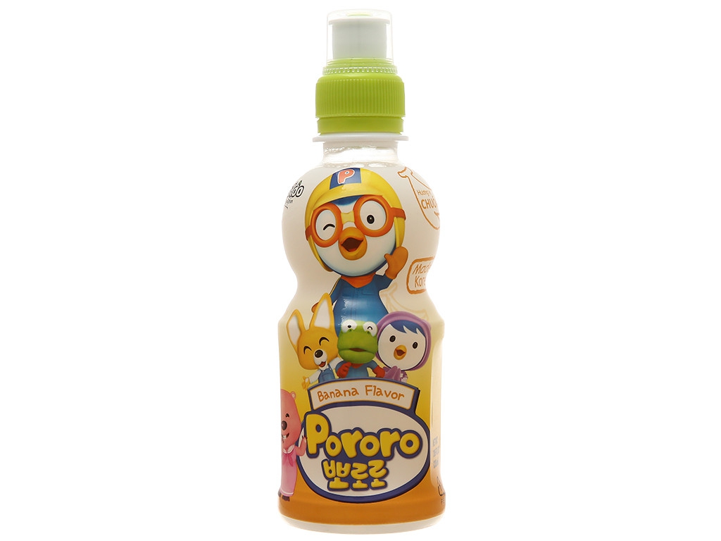 (Chữ Việt) Nước uống Pororo vị Chuối 235ml