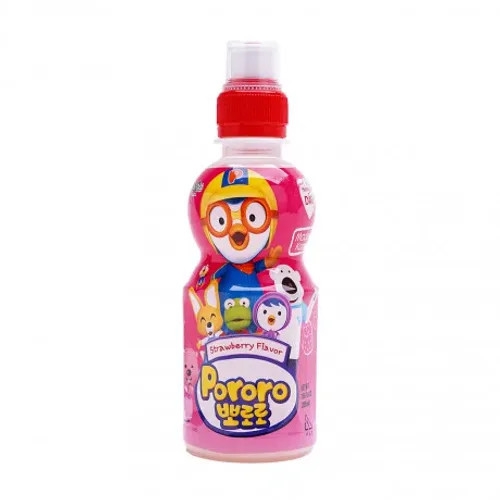 (Chữ Việt) Nước uống Pororo vị Dâu 235ml