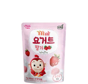 Sữa Chua Khô Moms Care Vị Dâu Tây 8M+10gr (thùng 20 gói)