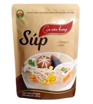 AKF Súp Gà Nấm Hương 260g (Thùng 30 gói)