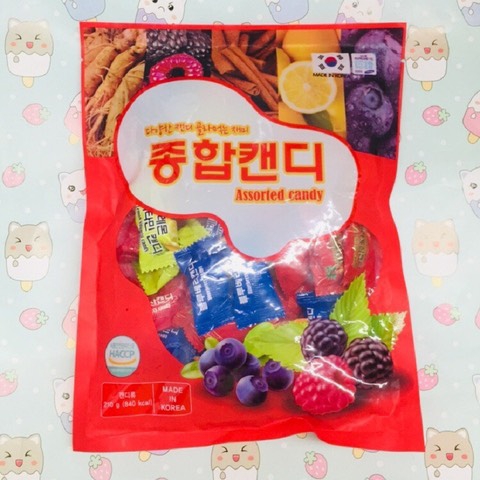 Kẹo Trái Cây Tổng hợp Hàn Quốc 210g