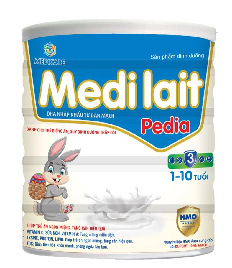 Sữa bột Medilait Pedia 900g