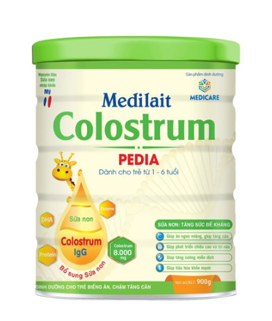Sữa bột Medilait Colostrum Pedia 800g