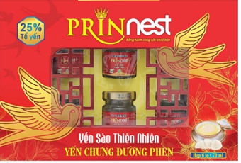 Yến Chưng Đường Phèn - Prinnest, Hộp quà *6*70ml