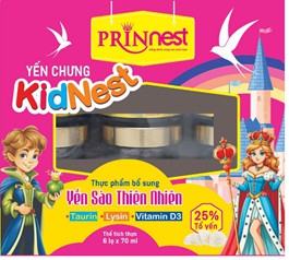 TPBS - Yến Chưng KIDS NEST, Hộp quà *6*70ml