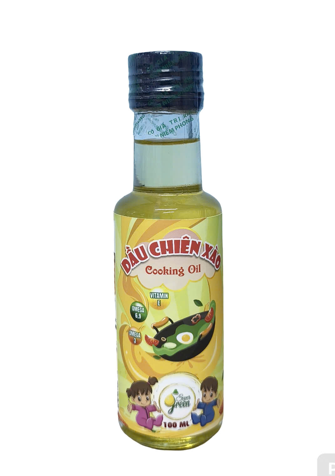 Dầu Chiên Xào Super Green 100ml (Thùng 24 chai)