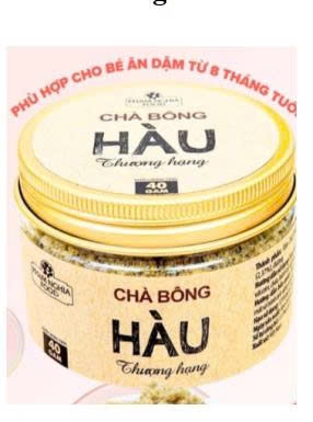 Chà Bông Hàu Thượng Hạng 8M+ 40g