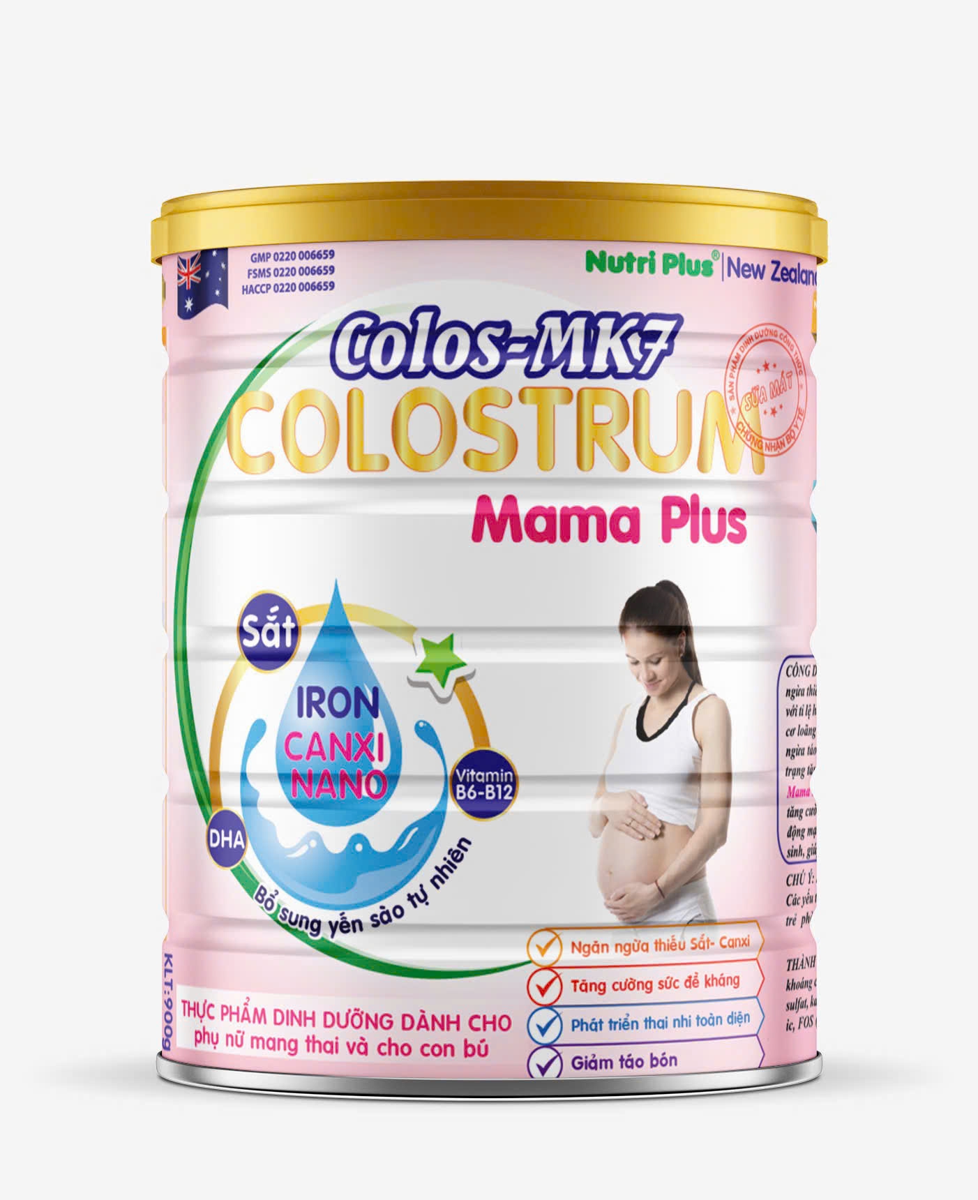 Sữa Bột Colos-MK7 Colostrum Mama Plus (850gr)
